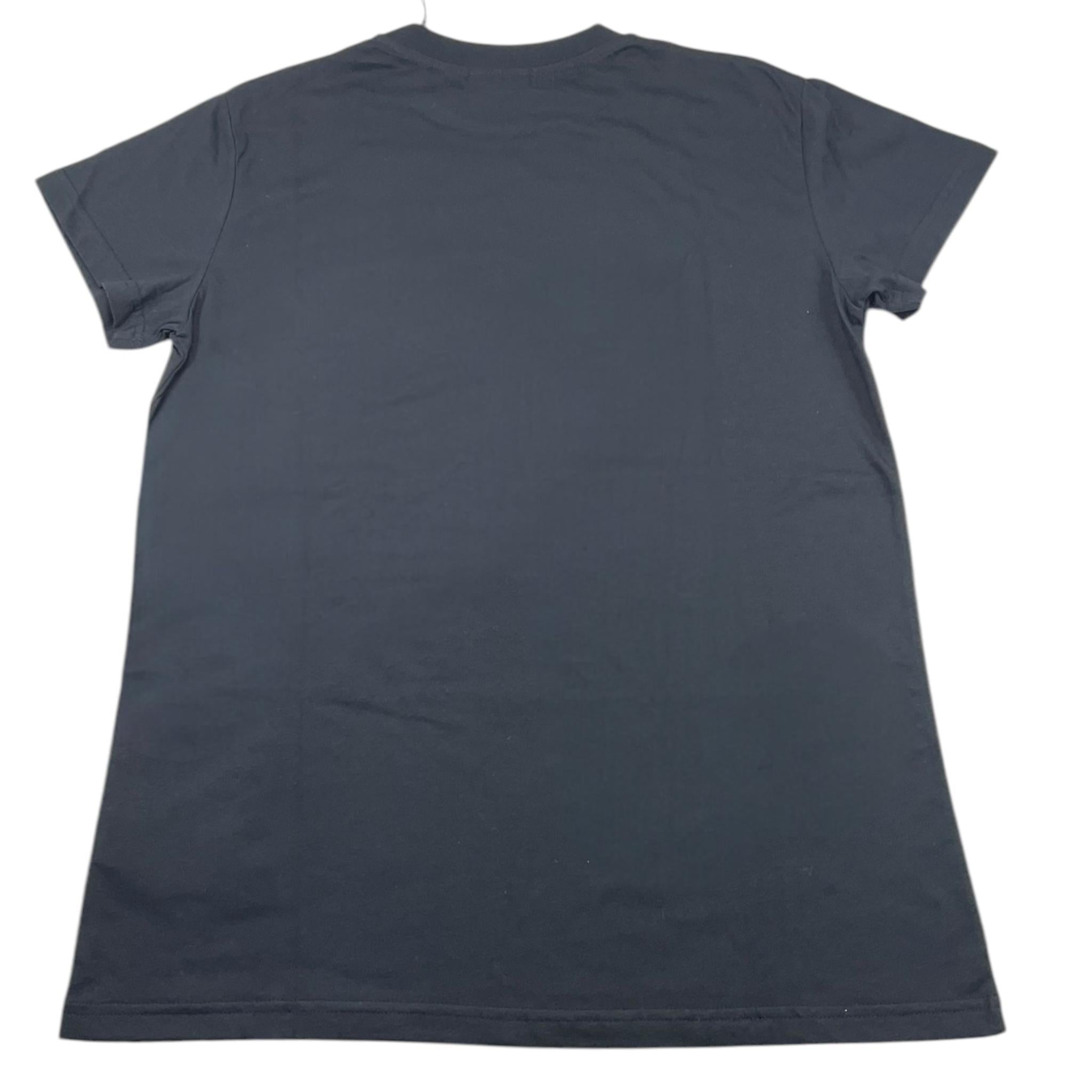 PHOBIA ARCHIVE t-shirt tinta unita girocollo con stampa Nero per Bambino PHK00669 NERO PHOBIA ARCHIVE 