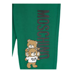 MOSCHINO pantalone tuta tinta unita con logo Verde per Neonato PNTMO VERDE MOSCHINO 
