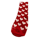 SAINT BARTH calzini tinta unita con stampe cuori Rosso per Bambina DOXJRR ROSSO SAINT BARTH 