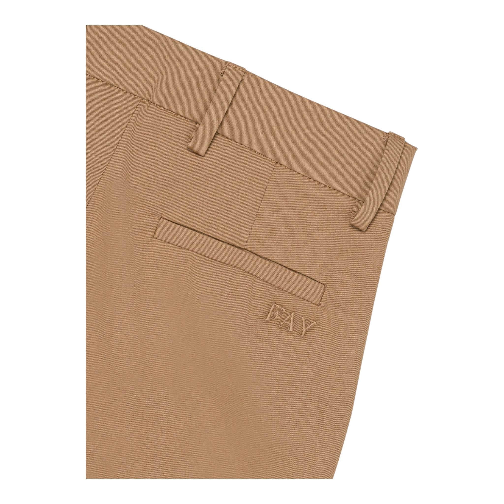 Fay Bermuda Tinta Unita con Girovita Regolabile per Bambino FS6P39XX BEIGE FAY 