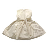 Allegra Zeremonienkleid mit Armausschnitt, einfarbig mit Sandblumen für Neugeborene