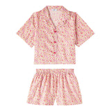 Il Gufo Completo 2 Pezzi Camicia-Short per Bambina P25DP489C4139 BIANCO/ROSA IL GUFO 