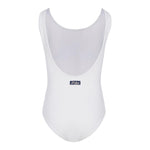 Saint Barth Costume Intero Tinta Unita con Brillantini per Neonata CARA00101N BIANCO SAINT BARTH 