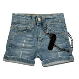 Never Too Bermuda In Denim tinta unita Azzurro per Neonato NT1635N AZZURRO NEVER TOO 