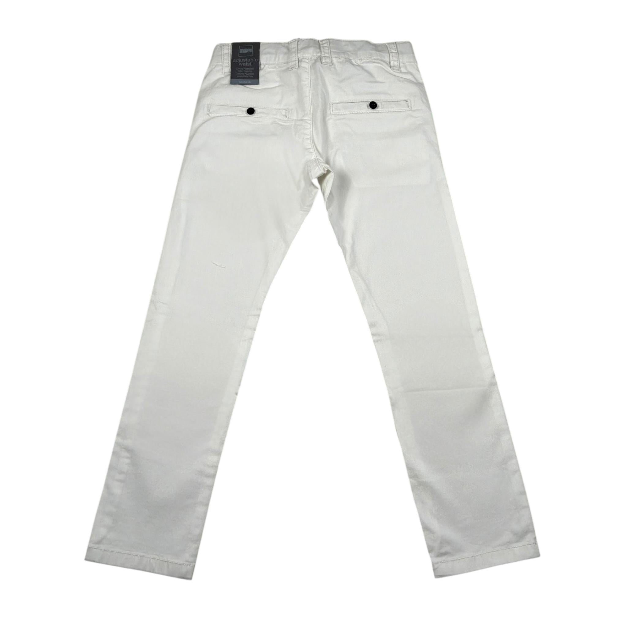 Sarabanda Pantalone Tinta Unita con Girovita Regolabile per Bambino 0J150 BIANCO SARABANDA 