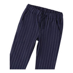 SARABANDA pantalone tinta unita con fantasia a righe Blu per Bambino A167 BLU SARABANDA 