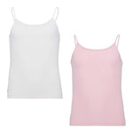 Ralph Lauren Set 2 Canotte Bicolore per Bambina 4P5000 BIANCO/ROSA RALPH LAUREN 