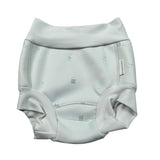 Bamboom+Babies Costume Pannolino Contenitivo Tinta Unita con Stampa per Neonato 7211 AZZURRO BAMBOOM+BABIES 