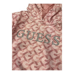 GUESS felpa con cappuccio tinta unita con stampa logo Rosa per Neonata K4BQ06KAD73N ROSA GUESS 