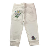 Stella Mccartney Pantalone Modello Tuta Tinta Unita con Stampa per Neonata TW6A20 BIANCO STELLA McCARTNEY 