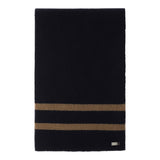 HERNO sciarpa tinta unita con righe in contrasto Blu per Bambino SCP00010X BLU HERNO 