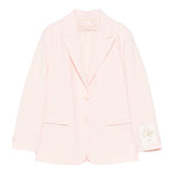 Elisabetta Franchi Giacca Tinta Unita con Logo per Bambina EFGC064 ROSA ELISABETTA FRANCHI 