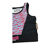 Just Cavalli Top Giromanica Stampa Fantasia Logo per Bambina JGP26246TO NERO JUST CAVALLI 