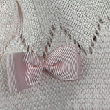 Bimbalo' Cappello Tinta Unita con Ricami per Neonata 7579 ROSA BIMBALO' 