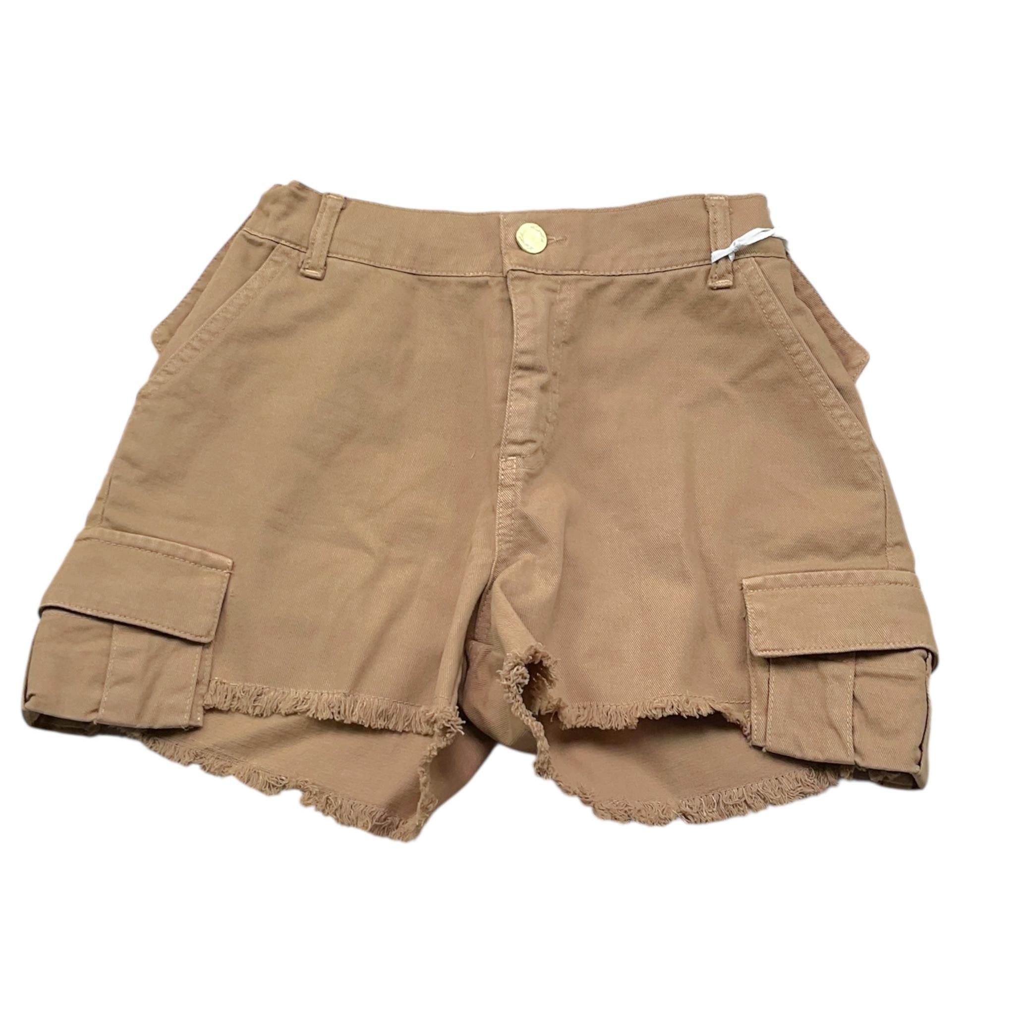 Lu Lu By Miss Grant Short Tinta Unita con Elastico In Vita per Bambina LL3563 BEIGE LU LU BY MISS GRANT 