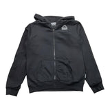 KAPPA felpa tinta unita con zip e cappuccio Nero per Bambino 371X4ZW NERO KAPPA 