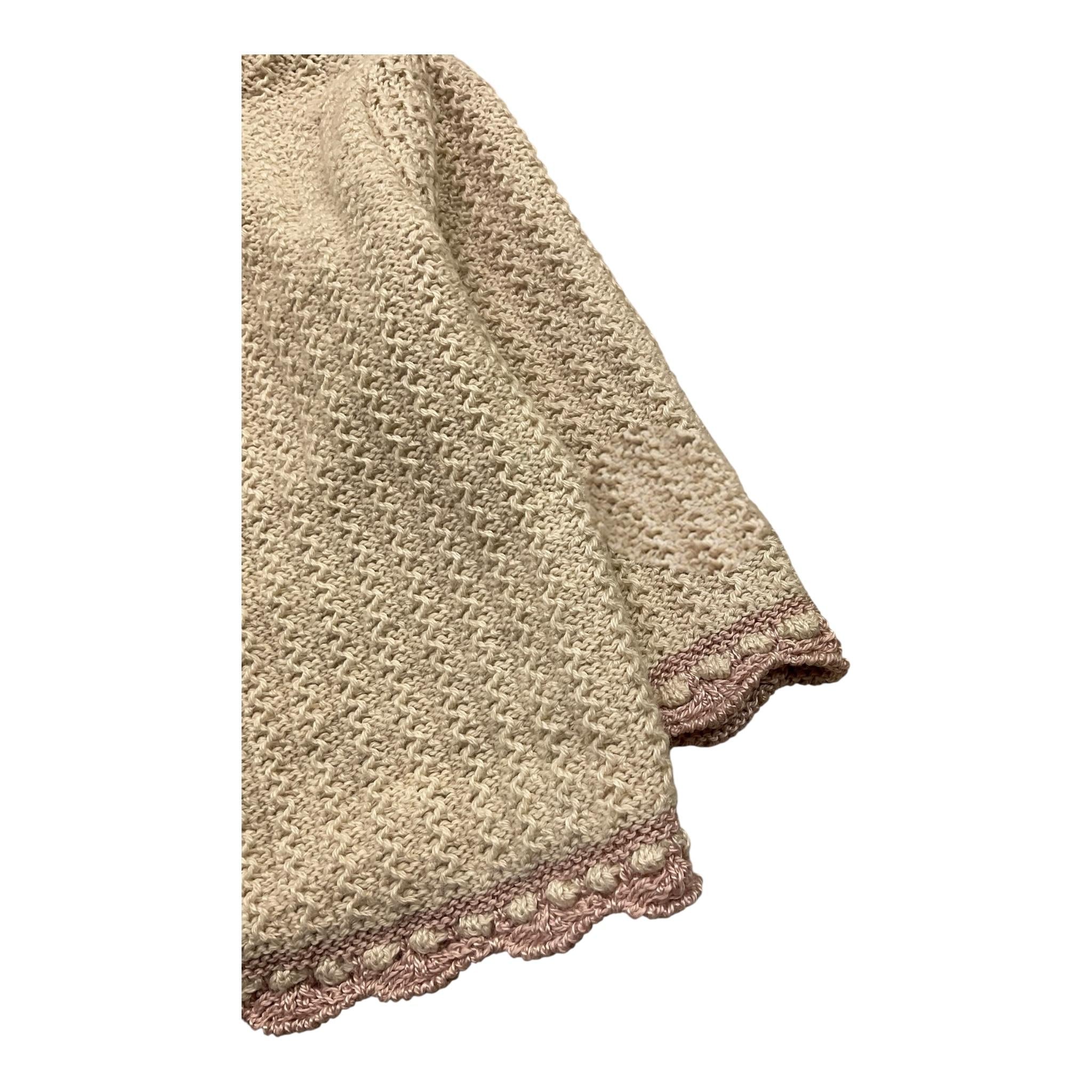 PAZ RODRIGUEZ cardigan tinta unita  Beige per Neonata 001120957 BEIGE PAZ RODRIGUEZ 