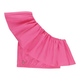 Twinset One-Shoulder-Top, einfarbig, mit Rüschen in Fuchsia für Mädchen