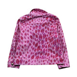 Just Cavalli Giubbino In Denim Tinta Unita con Stampe Baci per Neonata JIP26001GB ROSA JUST CAVALLI 