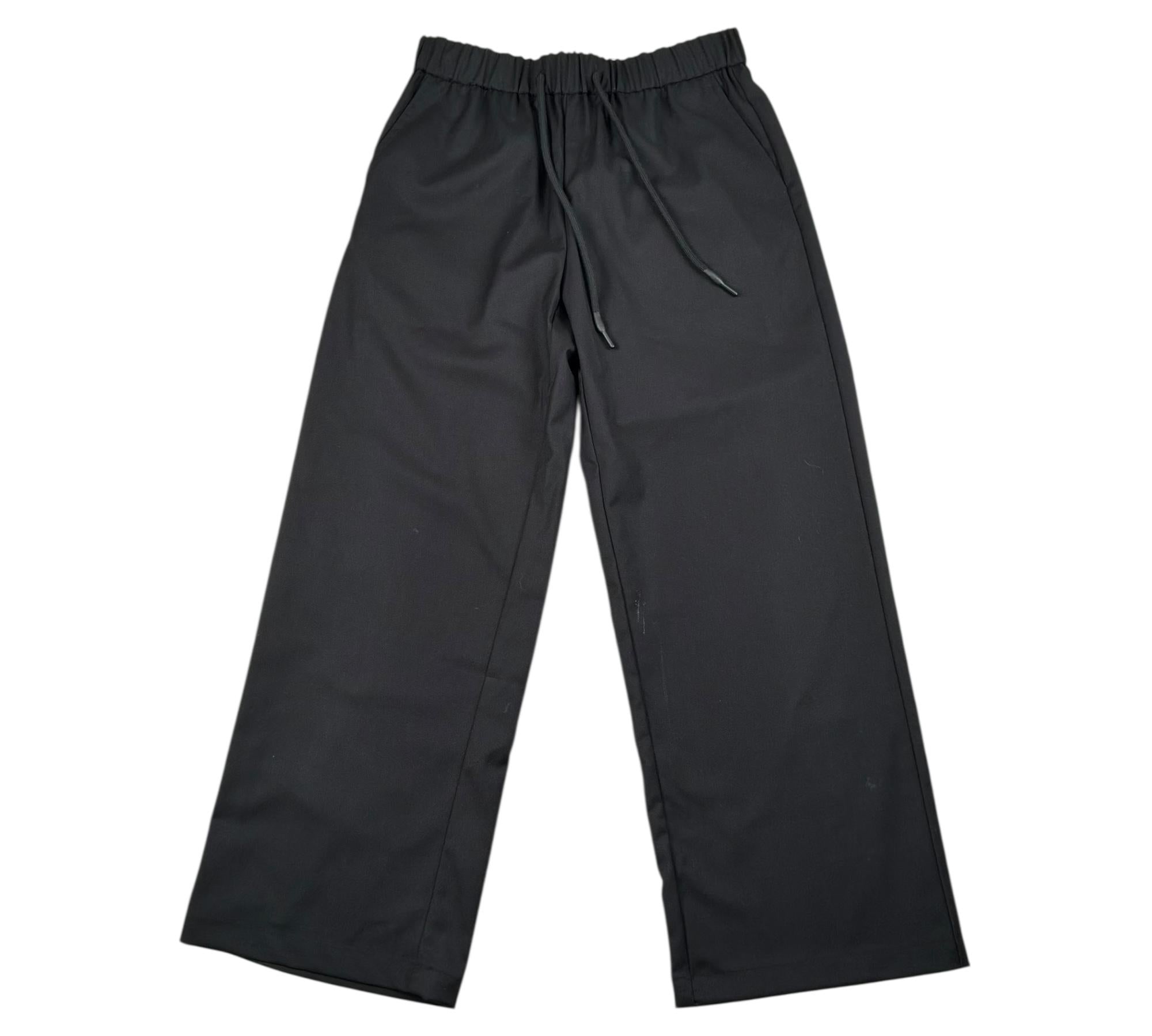John Richmond Pantalone Tinta Unita con Elastico In Vita per Bambino RBP26243PA NERO JOHN RICHMOND 