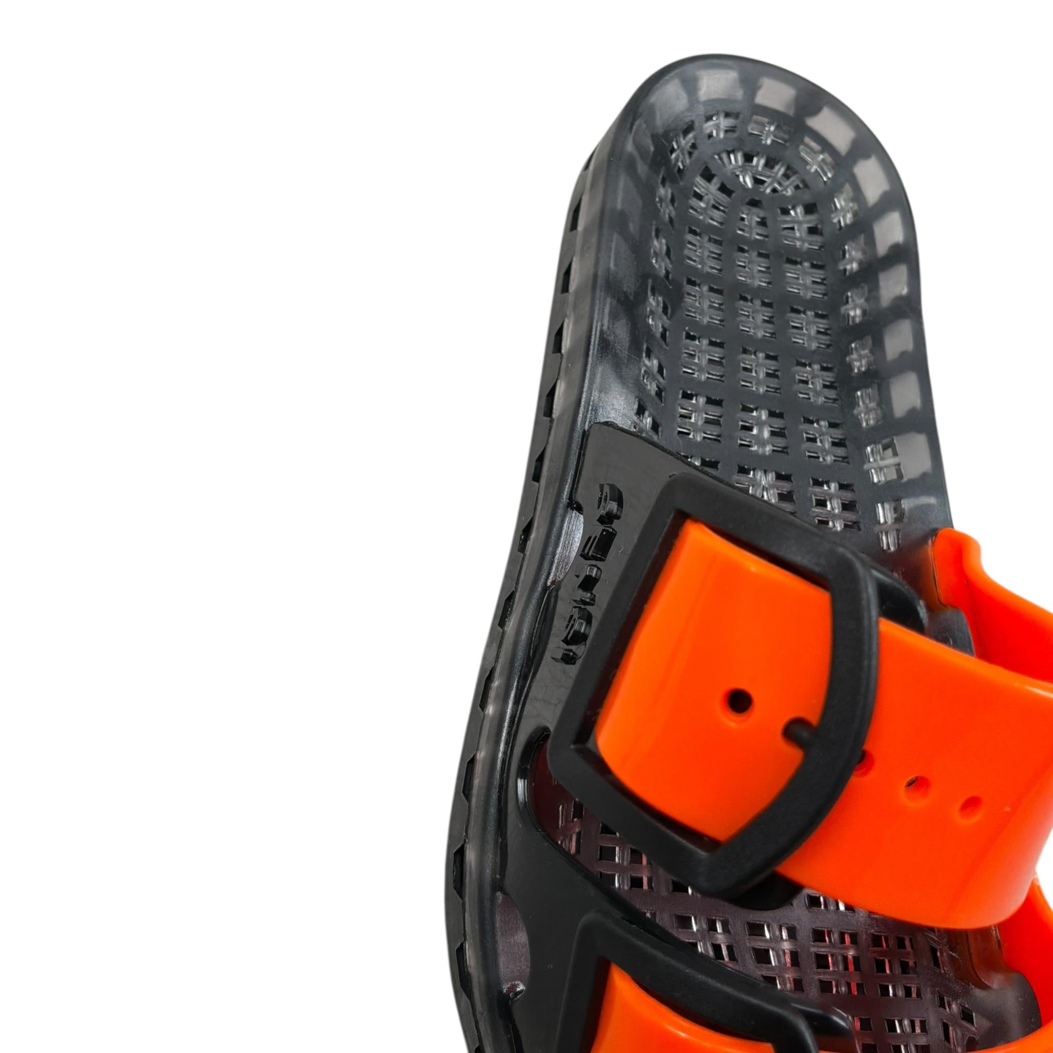 Sensi Ciabatta Bicolore per Bambino 4151 NERO/ARANCIONE SENSI 