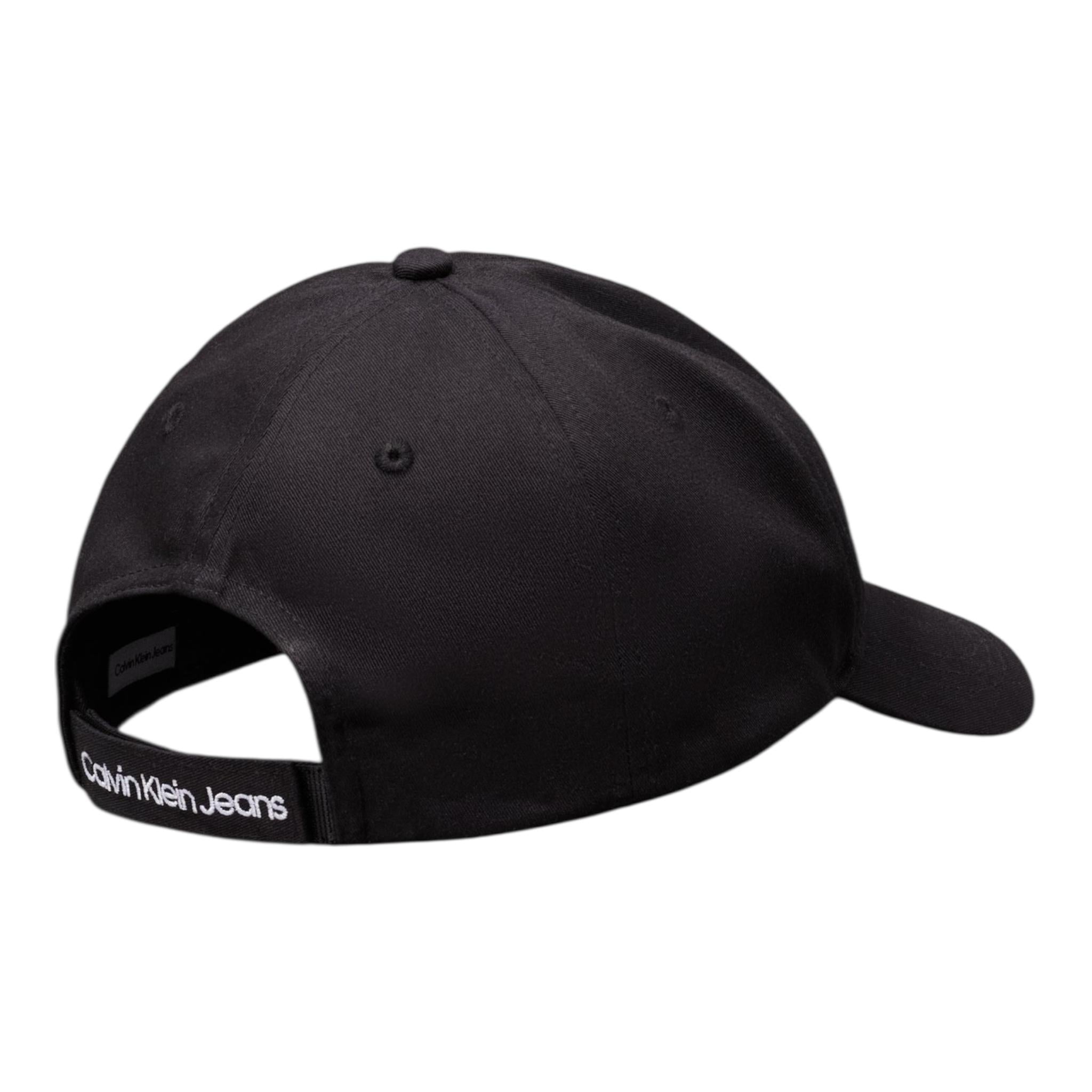 Calvin Klein Cappello con Visiera Tinta Unita con Logo per Bambino U00150 NERO CALVIN KLEIN 