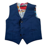 Daniele Alessandrini Gilet tinta unita Blu per Neonato 1296B00012 BLU DANIELE ALESSANDRINI 