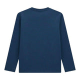 GUESS shirt girocollo tinta unita cn stampa in contrasto Blu per Bambino L4BI28I3X14 BLU GUESS 
