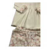 BABY VIP complet 2 pezzi shirt-ghettina bicolore Bianco/rosa per Neonata T3797 BIANCO/ROSA BABY VIP 
