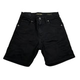 Patriot Bermuda In Denim Tinta Unita con Girovita Regolabile per Bambino PBC1429 NERO PATRIOT 