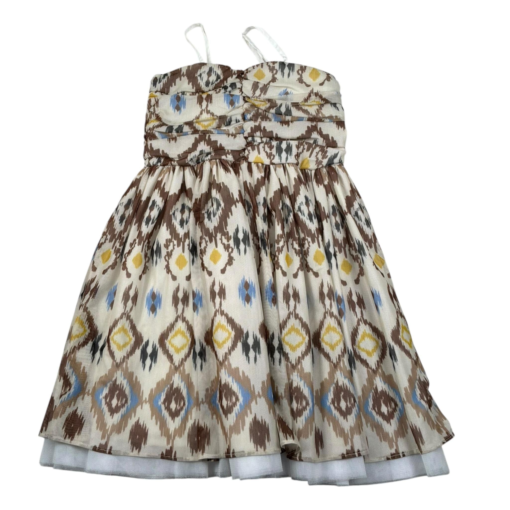 Naice Abito Bretelline Tinta Unita  per Bambina 23468 BEIGE NAICE 