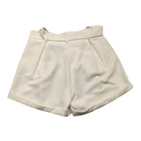 Marc Ellis Einfarbige Shorts mit weißem Riemen für Mädchen