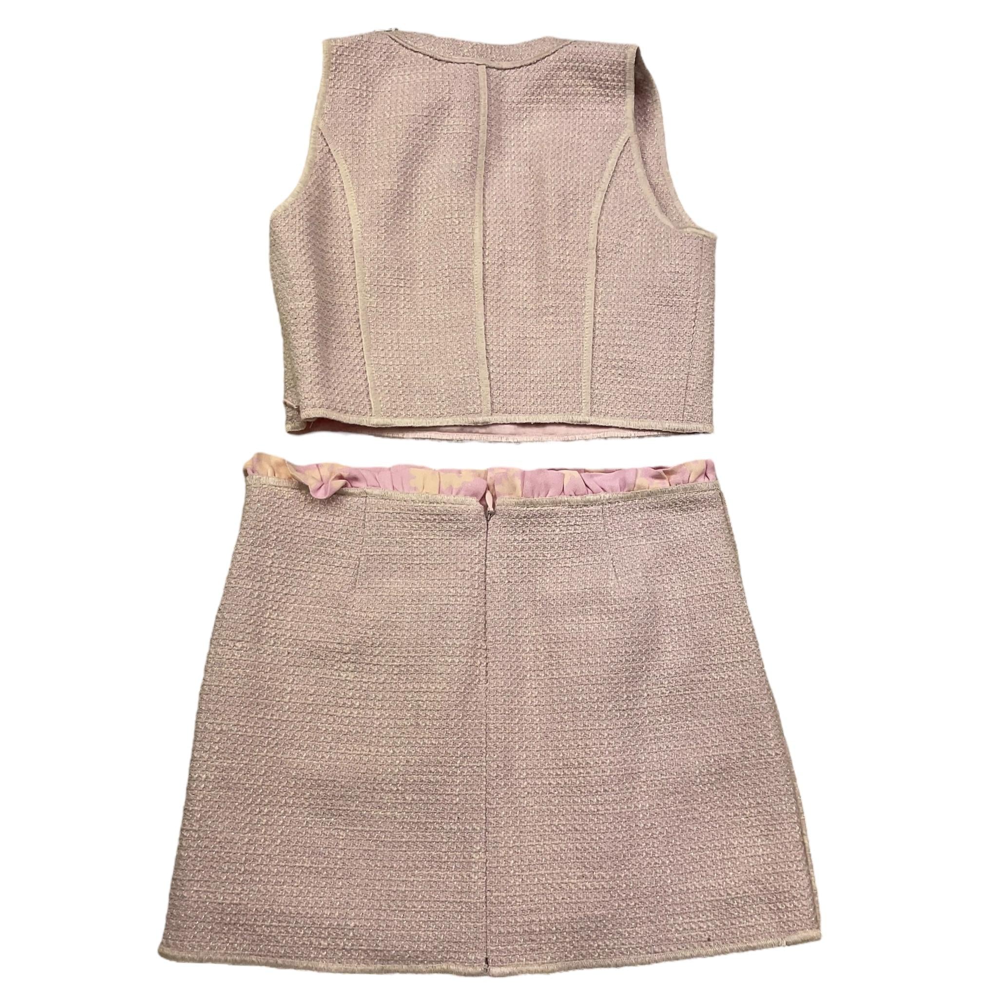 Elisabetta Franchi Completo 2 Pezzi Top-Short per Bambina EFCM017 ROSA ELISABETTA FRANCHI 