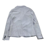 Jeckerson Einfarbige Jacke mit Mikromuster und Knöpfen Blau für Jungen