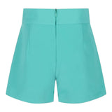 Odi Et Amo Kurze, einfarbige Shorts mit verstellbarer Taille, Tiffany für Mädchen