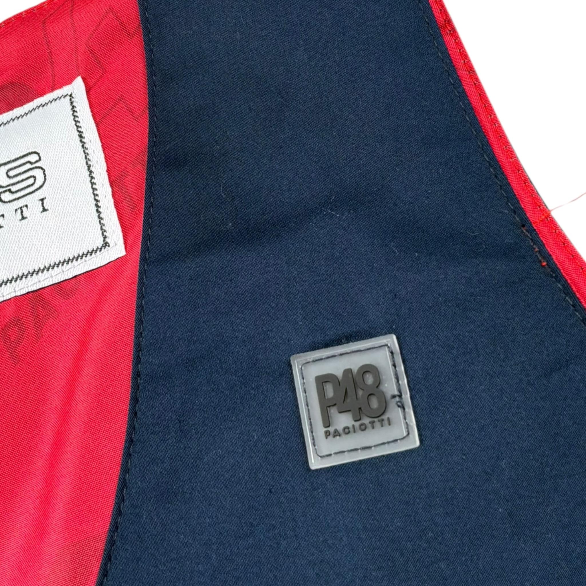 Cesare Paciotti Gilet Tinta Unita con Bottoni per Bambino GLP1126BJ BLU/ROSSO CESARE PACIOTTI 