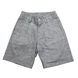 gestreifte Bermudashorts mit elastischem Bund