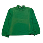 M+E' shirt tinta unita mezzo collo Verde per Bambina UE0496 VERDE M+E' 