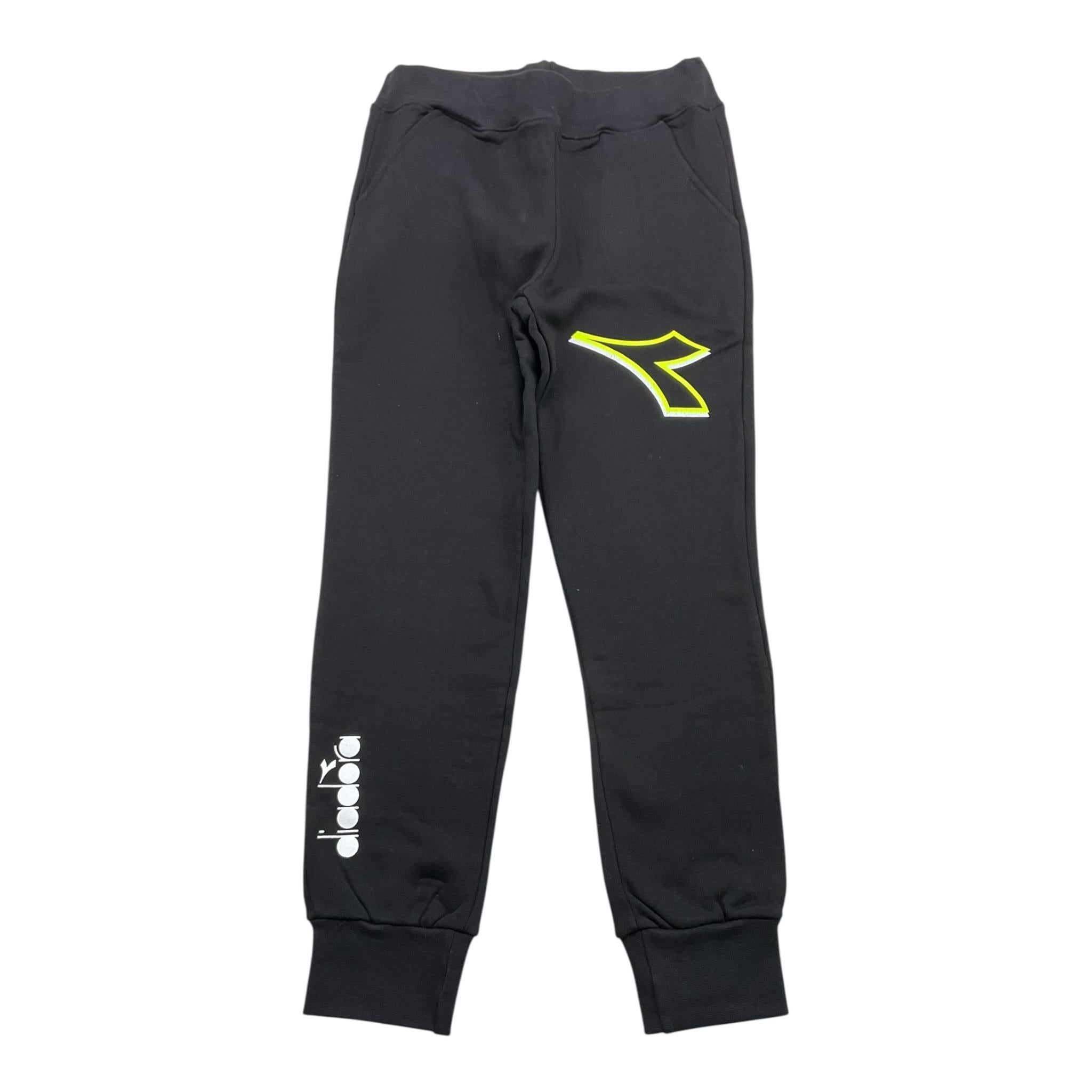 DIADORA pantalone modello tuta tinta unita Nero per Neonato 028788 NERO DIADORA 