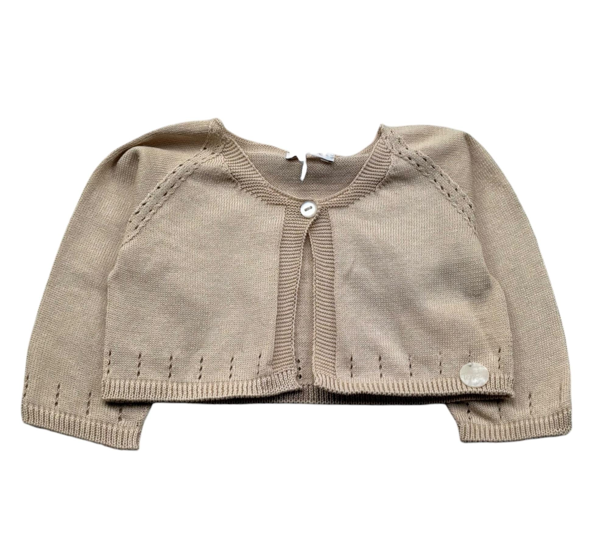 Le Bebe Coprispalle Tinta Unita  per Neonata LBG6326 BEIGE LE BEBE 