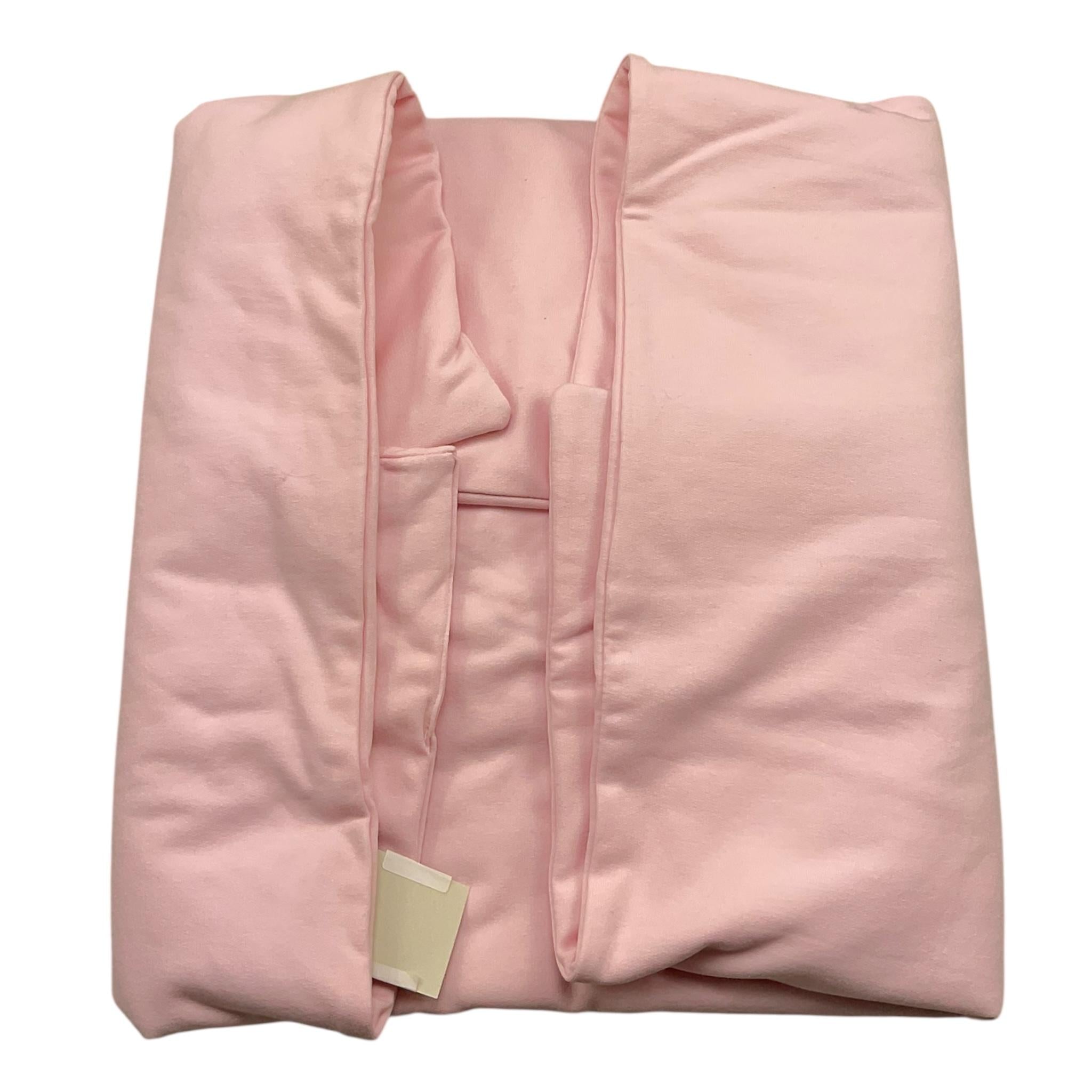 LE BEBE' coperta tinta unita con stampa Rosa per Neonata LBG4892 ROSA LE BEBE' 