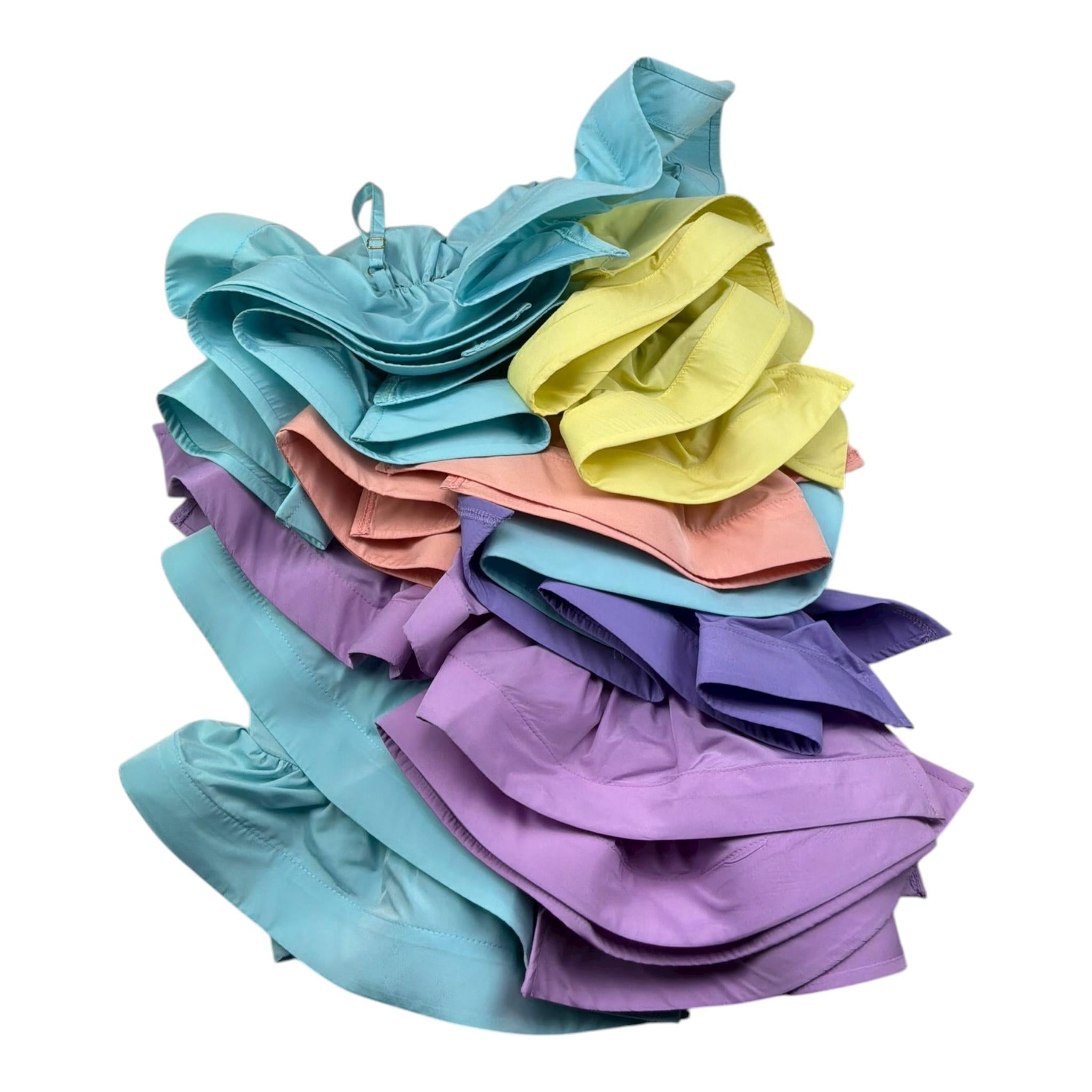 Fun & Fun Abito Multicolor Monospalla con Balze per Bambina FNCBDR01062 MULTICOLOR FUN & FUN 