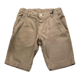 Emanuel Pris Bermuda Einfarbig Mit Verstellbarer Taille Beige Für Jungen