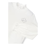 MAYORAL shirt mezzocollo tinta unita con brillantini Bianco per Neonata 145XN BIANCO MAYORAL 