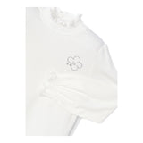 MAYORAL shirt mezzocollo tinta unita con brillantini Bianco per Neonata 145XN BIANCO MAYORAL 