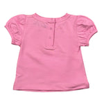 Moschino T-Shirt Girocollo Tinta Unita con Stampa per Neonata MLM02B ROSA MOSCHINO 