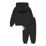 NIKE completo tinta unita 2pz felpa-pantalone Nero per Bambino 86L135X NERO NIKE 