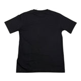 CP Company Einfarbiges Rundhals-T-Shirt mit schwarzem Logo-Print für Kinder