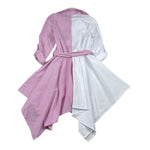 Gaelle Abito Bicolore con Fantasia A Righe per Bambina 2745V00005 BAINCO/ROSA GAELLE 