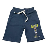 Guess Bermuda Tinta Unita In Tuta per Bambino N5RD03KAD74X PETROLIO GUESS 